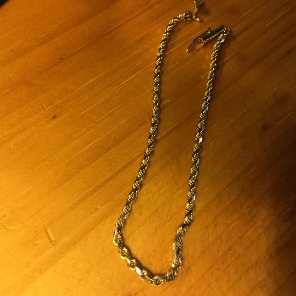 💫14k YELLOW GOLD BEAUTIFUL SIGNED ROPE BRACELET - 3.6 GRAMS - Picture 3 of 9